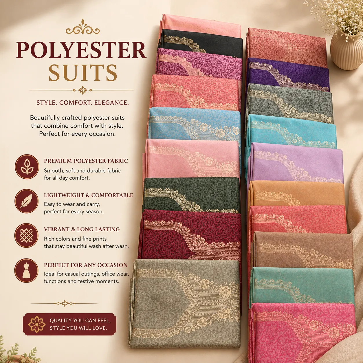 Polyester Suit — wholesale from Ludhiana